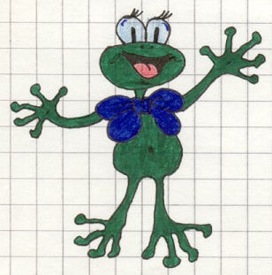 a happy frog
