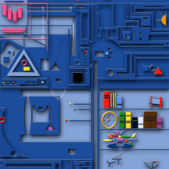 blue room